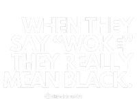 When They Say Woke They Really Mean Blacks T-Shirt