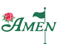 Amen Master Golf Azalea Tournament Pink Golfing Girl Flower Cooling Performance Crew T-Shirt