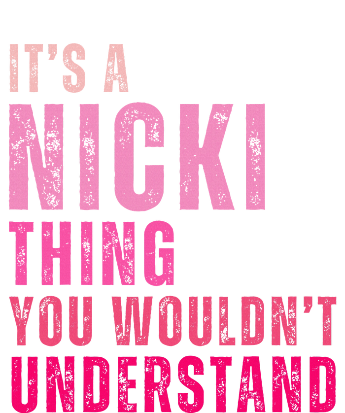 ItS A Nicki Thing You WouldnT Understand Kids Long Sleeve Shirt