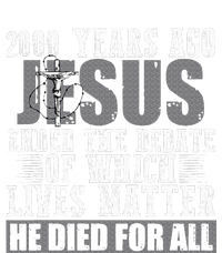 2000 Years Ago Jesus Ended The Debate Softstyle Adult Sport Polo