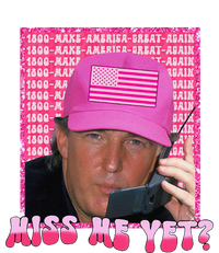 Funny Trump Pink Miss Me Yet Trump 2024 President 2024 Large Microfiber Waffle Golf Towel