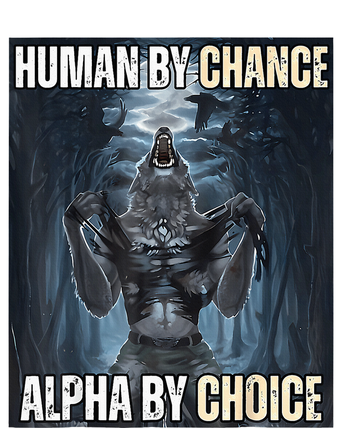 Funny Human By Chance Alpha By Choice Kids Sweatshirt