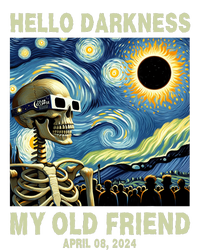 Hello Darkness My Old Friend Solar Eclipse April 08 2024 High Crown Mesh Back Trucker Hat