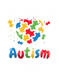 IM A Proud Autism Mommy Mother Mom Heart Gift Tie-Dye T-Shirt