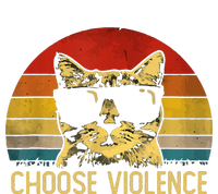 Choose Violence Cat Vintage 7-Panel Snapback Hat