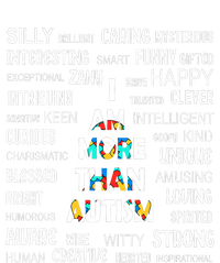 Colorful Puzzle Piece Ribbon I Am More Than Autism Awareness Cooling Performance Crew T-Shirt