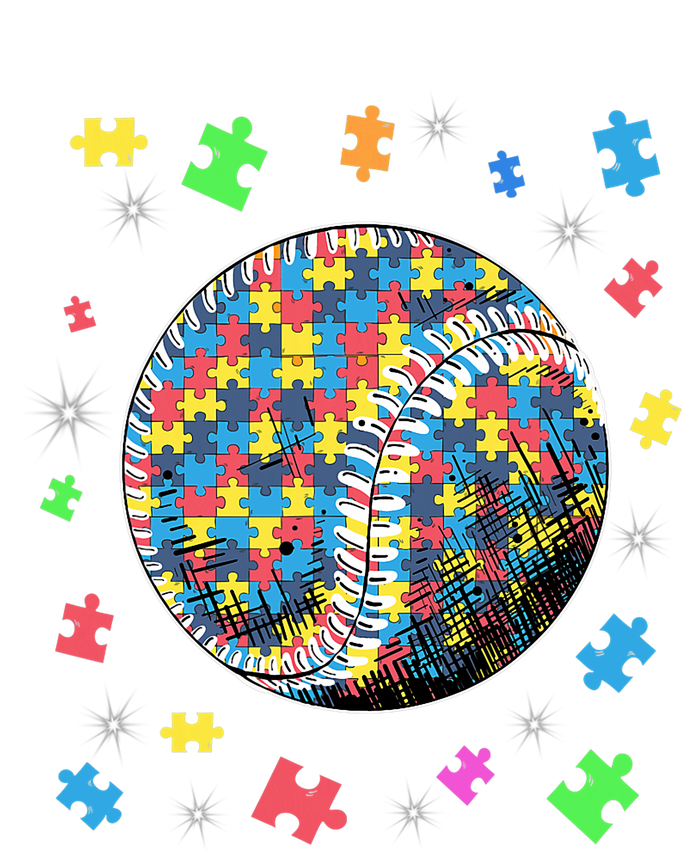 Puzzle Baseball Support Autism Awareness Sustainable Bucket Hat