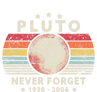 Never Forget Pluto. Retro Style Funny Space Science Toddler Sweatshirt