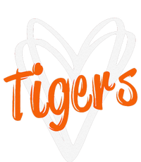 Tigers School Sports Fan Team Spirit Mascot Cute Heart Gift Toddler T-Shirt