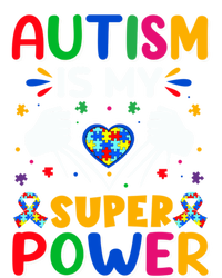 Heart Autism Is My Superpower Autism Awareness Cool Gift T-Shirt