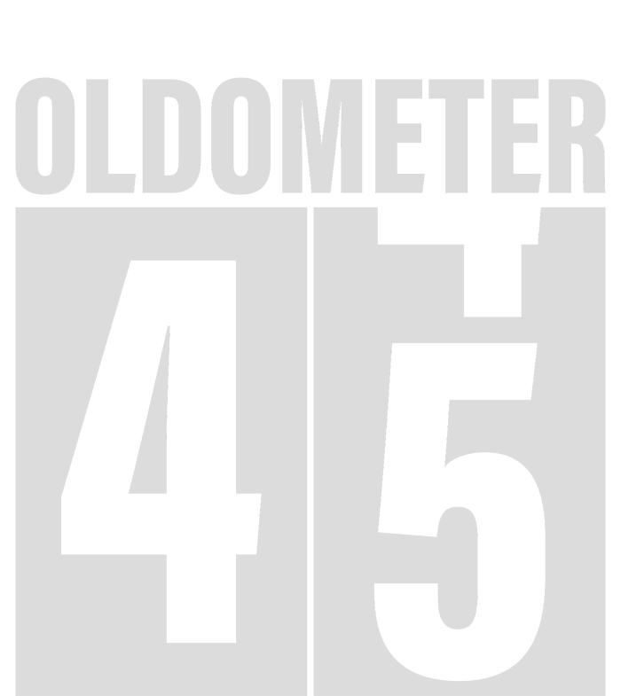 Oldometer 45 Years Fun Valucap Bio-Washed Visor