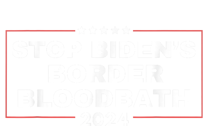 Stop BidenS Border Bloodbath Saying Trump Ladies Essential Flowy Tank