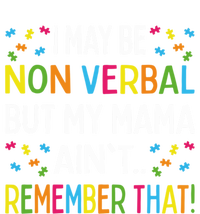 Autism I May Be Non Verbal But My Mama AinT Remember That Gift Mesh Reversible Basketball Jersey Tank