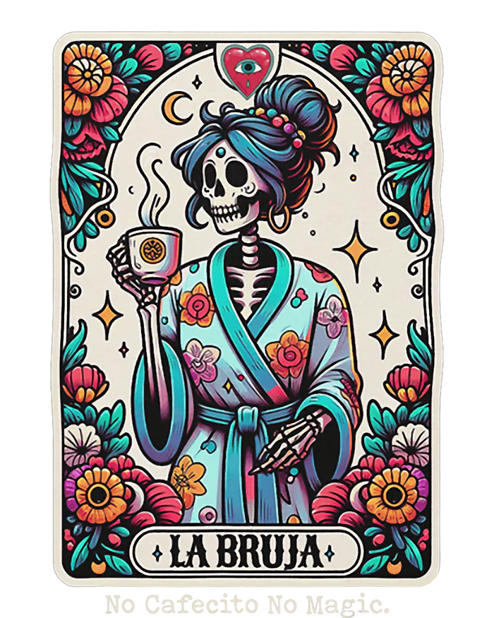 La Bruja No Cafecito No Magic Skeleton Premium T-Shirt