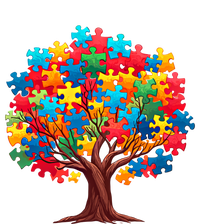 Tree Of Hope Autism Awareness Funny Support Puzzle Great Gift Mousepad