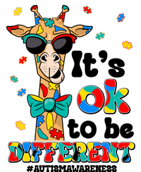 Funny ItS Ok To Be Different Autism Awareness Giraffe T-Shirt