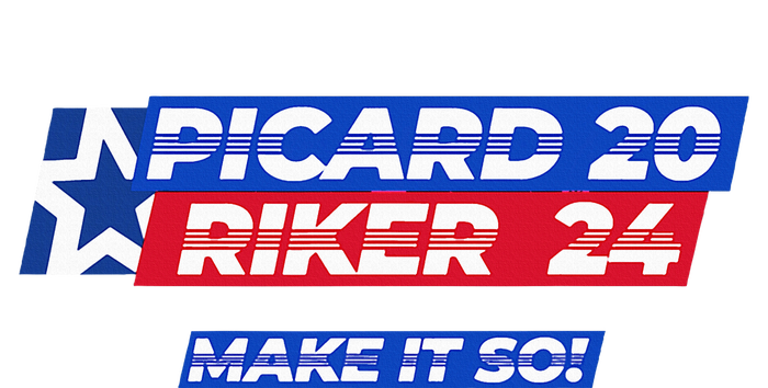 Picard Riker 2024 Make It So Politics Election Parody Daily Commute Backpack