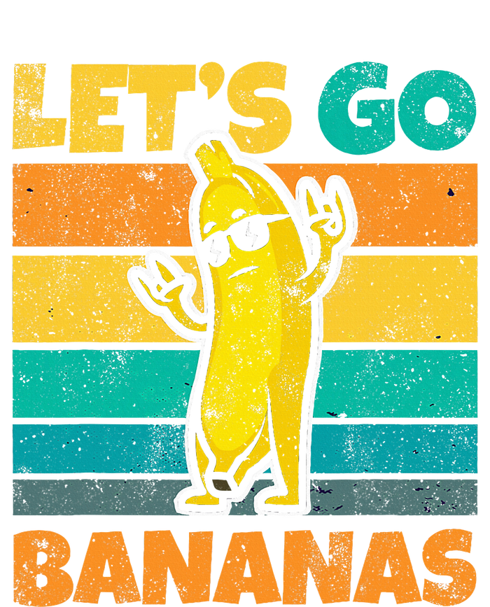 Retro Vintage Funny Banana Meme Let Go Banana Rocker Bananas Poster