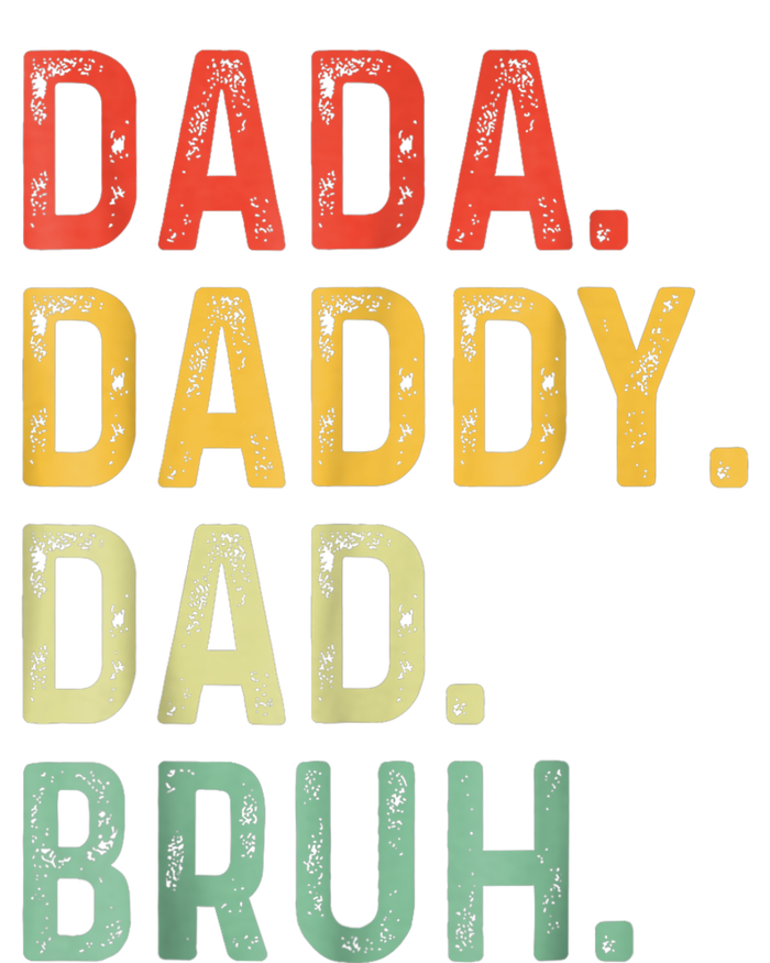 Dada Daddy Dad Bruh Gifts Funny Fathers Day Dad Vintage Impact Tech Backpack