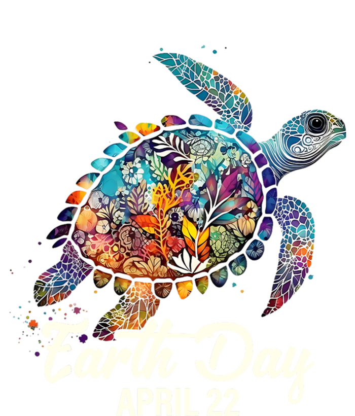 Earth Day 2024 Restore Earth Sea Turtle Art Save The Planet Performance Long Sleeve Polo