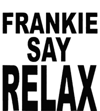 Frankie Say Relax Funny 80s Music Cropped Pullover Crew