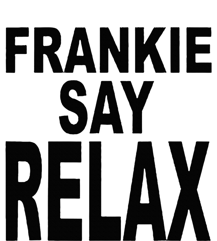 Frankie Say Relax Funny 80s Music Cropped Pullover Crew