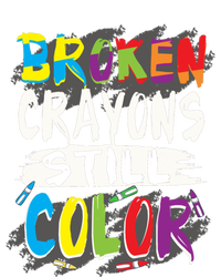 Autism Teacher Broken Crayons Still Color Autism Awareness Cool Gift Doggie Tank