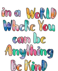 Be Kind In A World Where You Can Be Anything Autism Gift Women's V-Neck T-Shirt