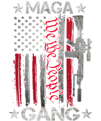 Us Flag We The People Maga Gang Pro Trump Support T-Shirt