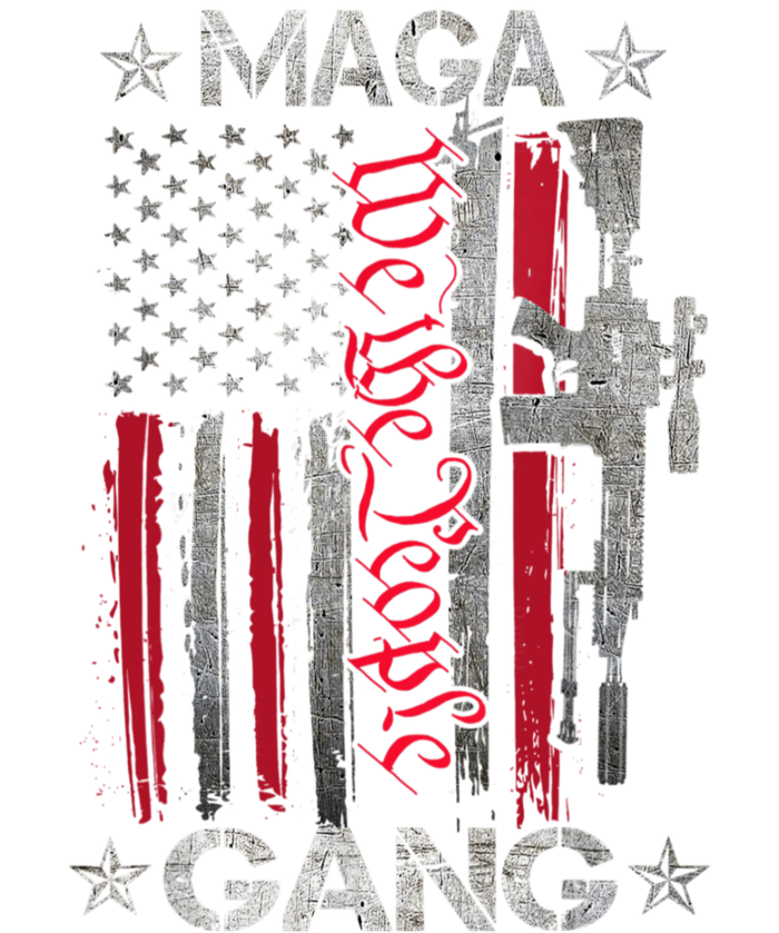 Us Flag We The People Maga Gang Pro Trump Support T-Shirt