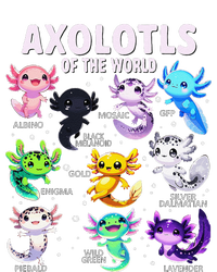 Axolotl Kawaii Axolotls Of The World Axolotl Animals Softstyle Adult Sport Polo