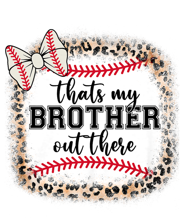 Cute Baseball Sister Thats My Brother Out There Wool Snapback Cap