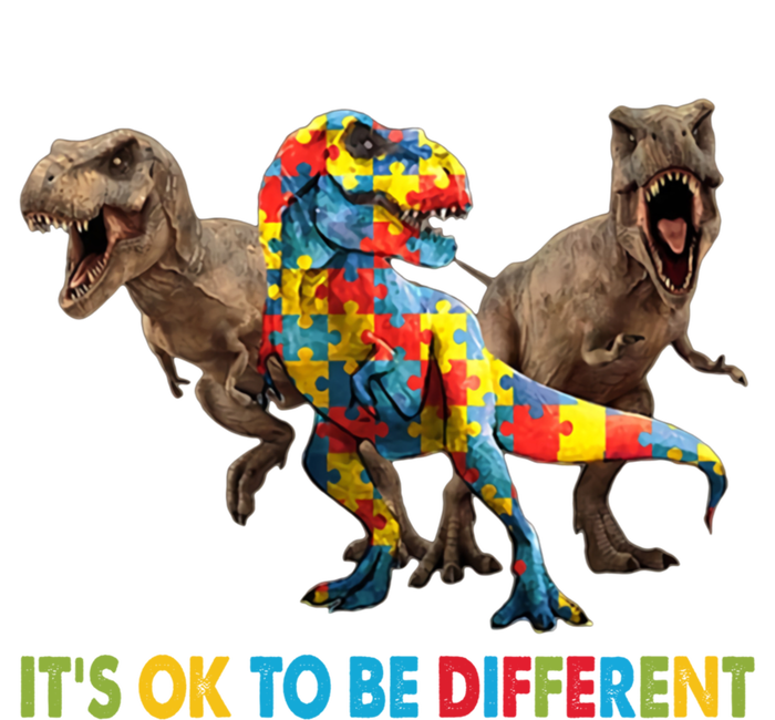 ItS Ok To Be Different Dinosaur Autism Awareness Funny Gift T-Shirt