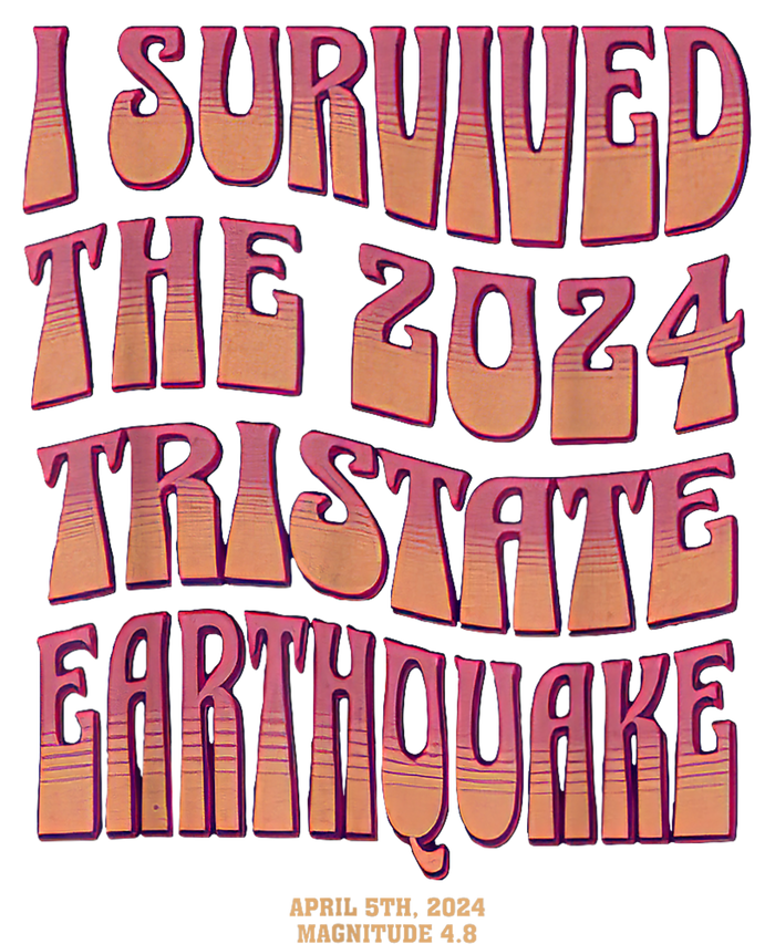 2024 Tristate Earthquake Survivor April 2024 Earthquake Cooling Performance Crew T-Shirt