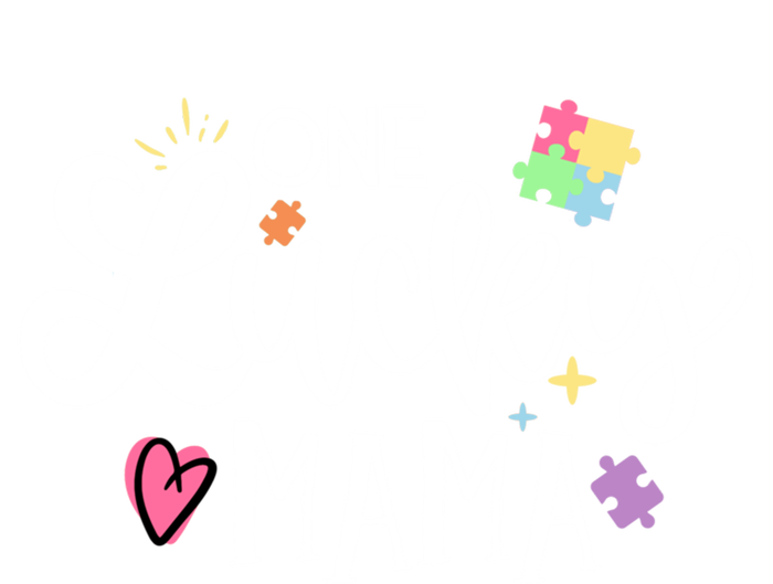 One Lucky Mama Autism Awareness Meaningful Gift T-Shirt