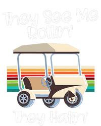 They See Me Rolling Golf Cart Funny Golfer Sustainable Bucket Hat