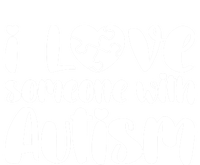 I Love Someone With Autism Mom Gift Autism Awareness Gift Tie-Dye T-Shirt