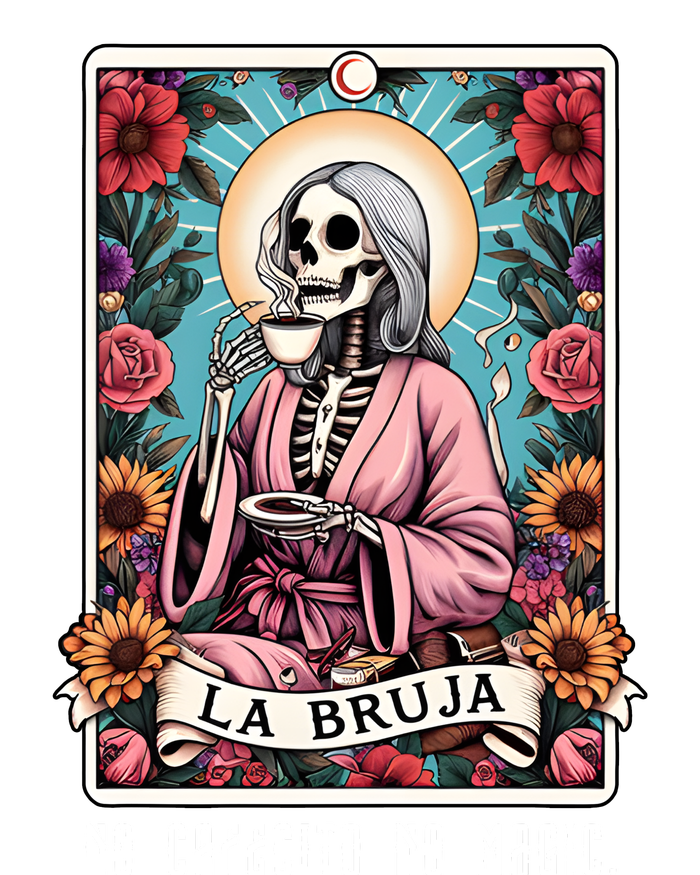 La Bruja No Cafecito No Magic Skeleton T-Shirt