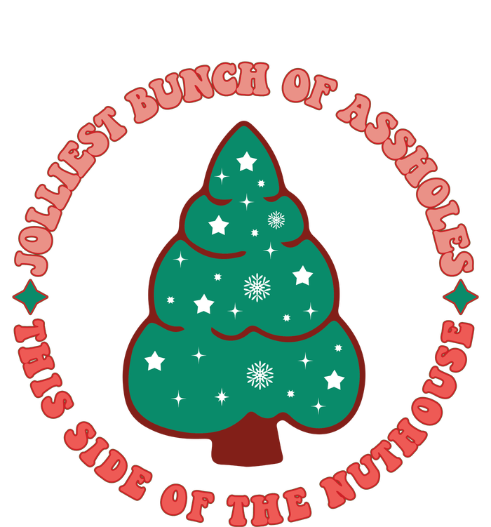 Jolliest Bunch Holiday Graphic Button