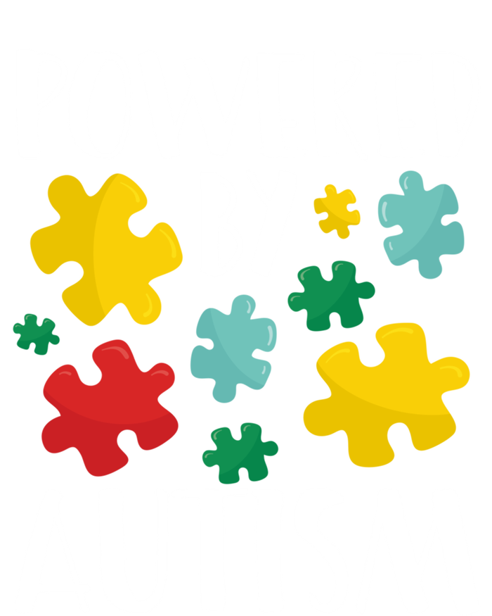 Powered By Autism Be Kind Autism Awareness Cute Gift T-Shirt