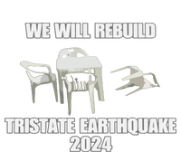 We Will Rebuild Earthquake 2024 Tristate Full Zip Hoodie