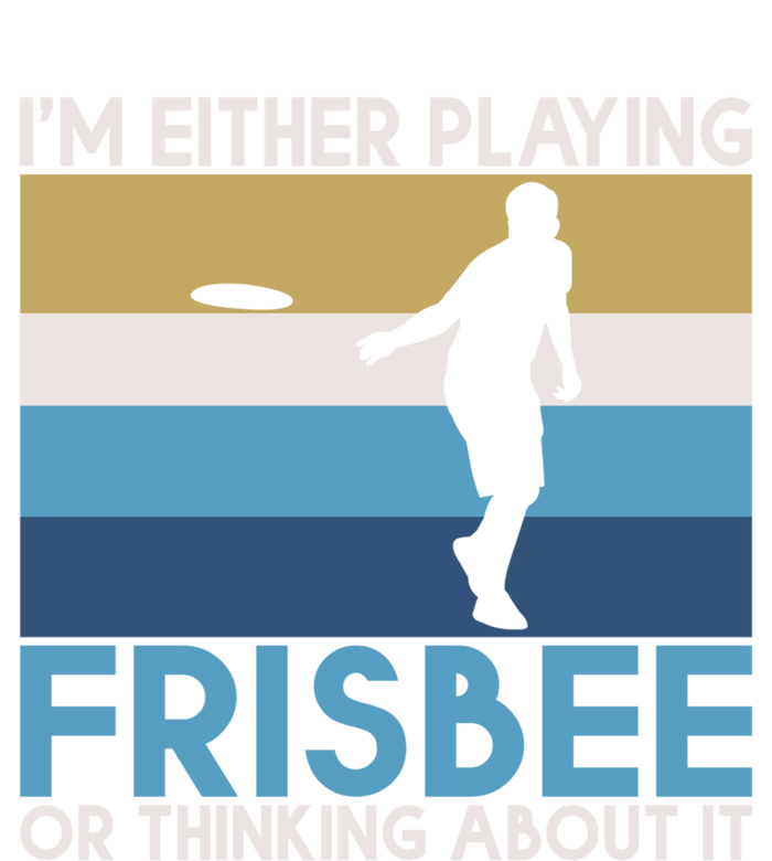 Im Either Playing Frisbee Or Thinking About It Frisbee Gift Zip Tote Bag