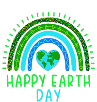 Happy Earth Day 2024 Cute Rainbow Earth Lover Gift Ladies Essential Flowy Tank