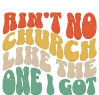 AinT No Church Like The One I Got Women's Knotted Racerback Tank