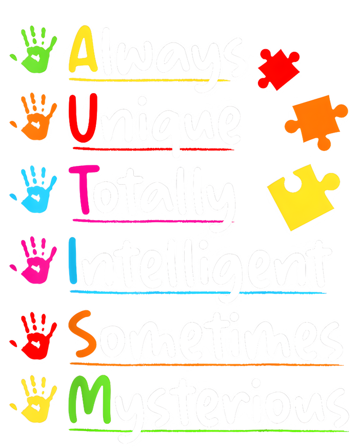 Always Unique Autism Awareness Totally Intelligent Sweatshirt