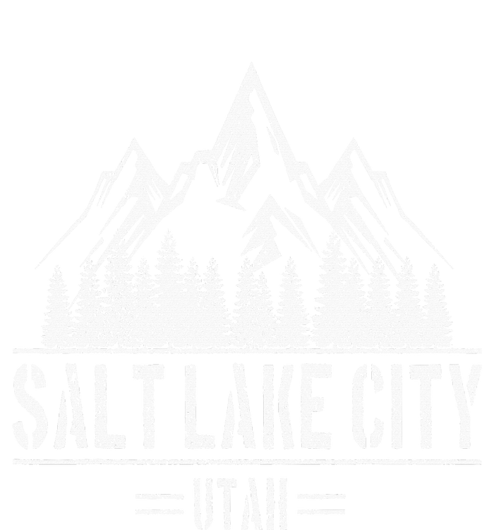 Salt Lake City Utah Mountains Nature Souvenir Women's Racerback Cropped Tank