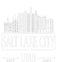 Salt Lake City Utah Skyline Travel To Salt Lake City Women's Perfect Tri Rocker Tank