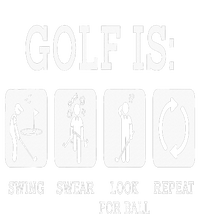 Swing Swear Look For Ball Repeat Golf Sport Women’s Perfect Tri Rocker Tank