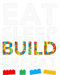 Sleep Eat Build Repeat Building Blocks Bricks Master Builder T-Shirt