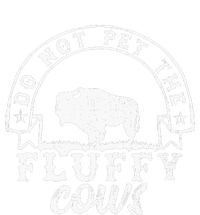 Do Not Pet The Fluffy Cows Vintage Bison Buffalo High Crown Mesh Back Trucker Hat